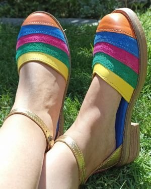 Sandalia multicolor