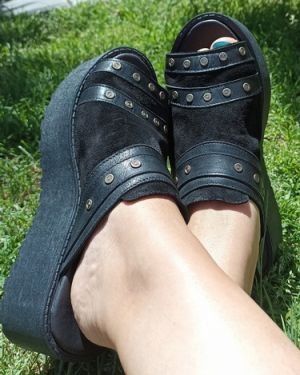 Sandalia negro reno pla