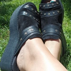Sandalia negro reno pla