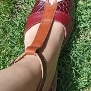 Sandalia vino serpiente café