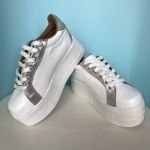 Zapatilla cuero mujer